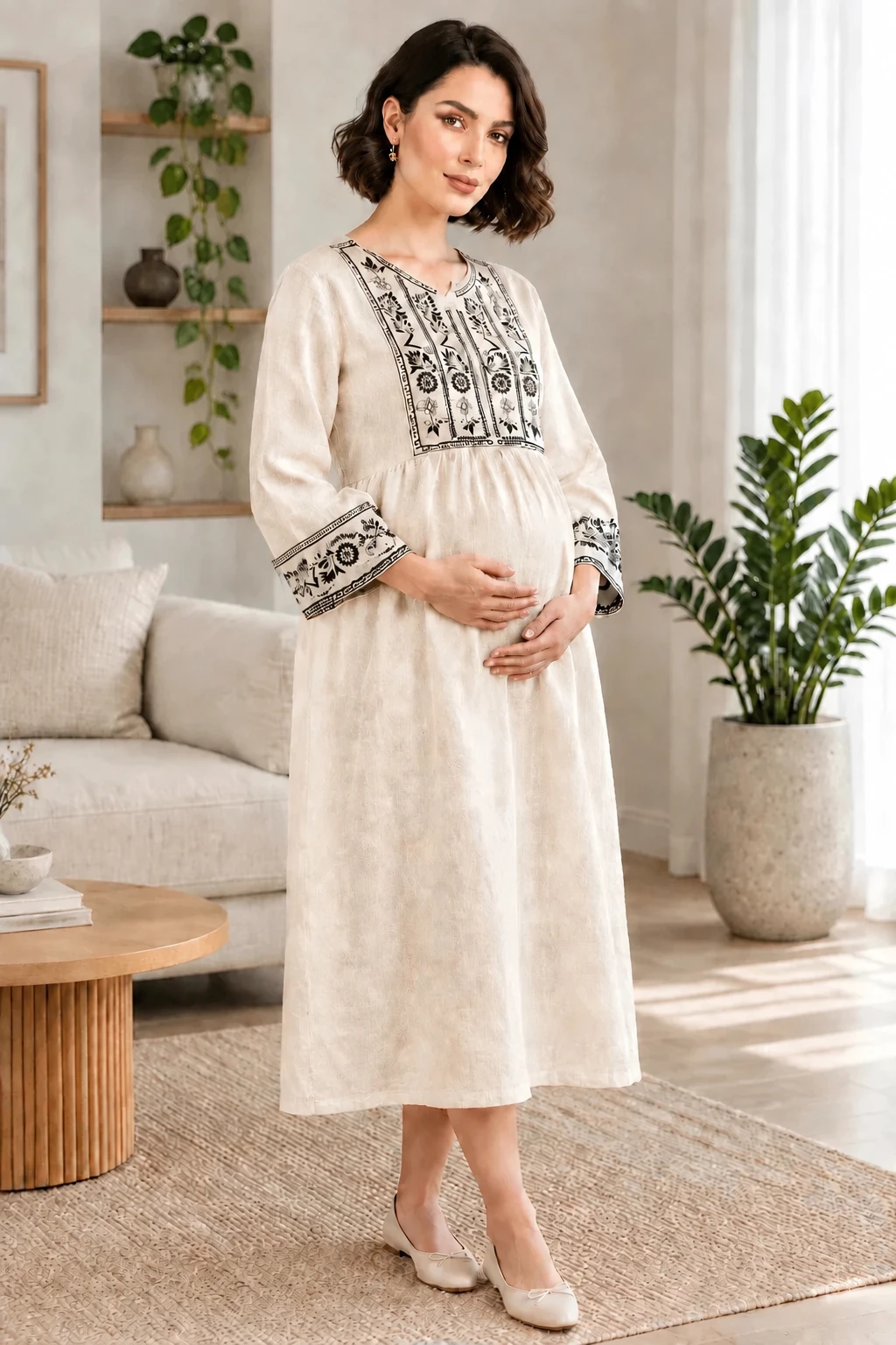 پیراهن ساحلی بارداری